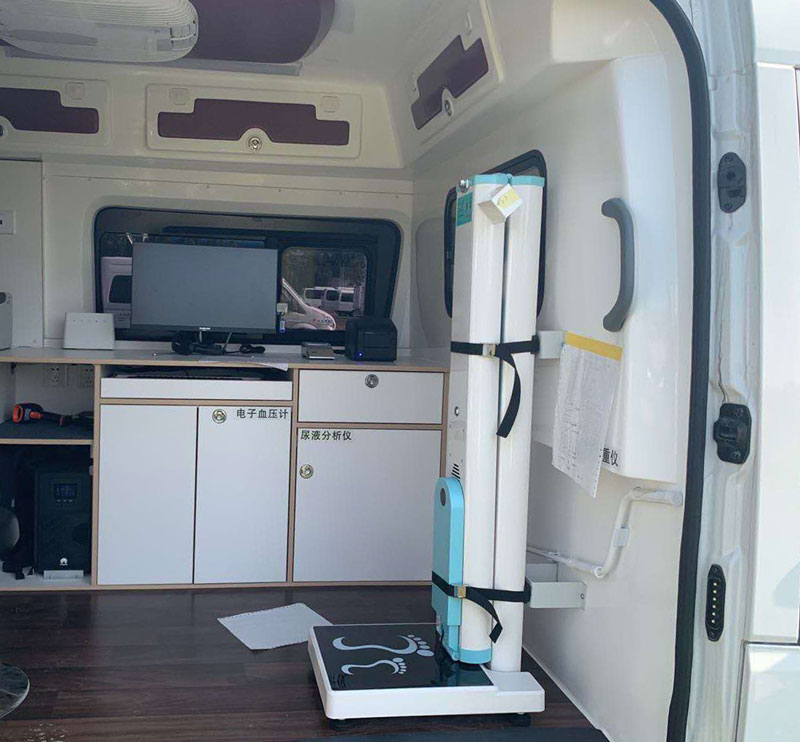 超聲波電子身高體重秤折疊后可輕松放入體檢車 超聲波電子身高體重秤折疊后可輕松放入體檢車