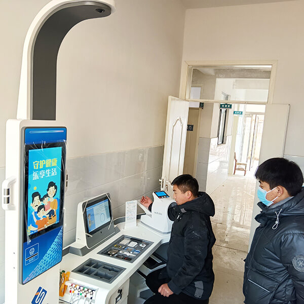 上禾多功能健康體檢一體機應用實拍